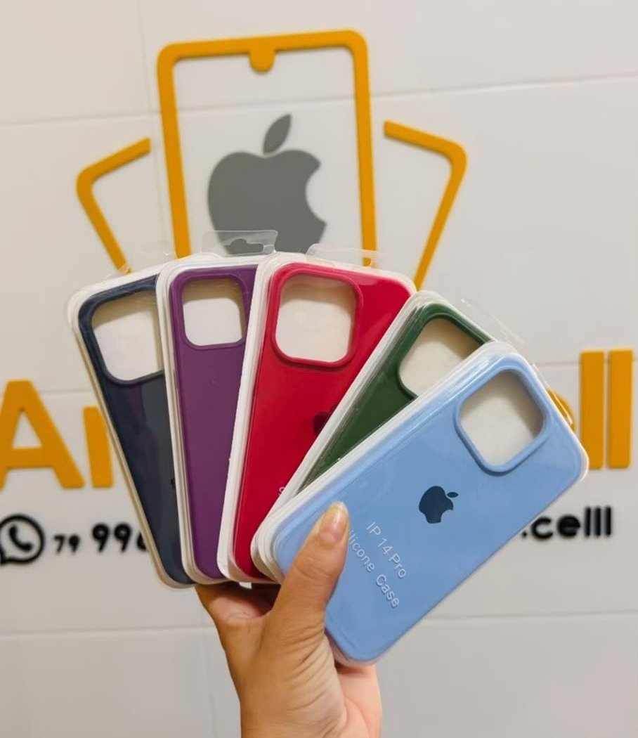 Capas de silicone em várias cores